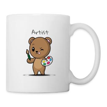 Künstler Süß - Tasse - Weiß - Rechts