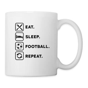Footballeurs - Mug blanc - blanc - Droite
