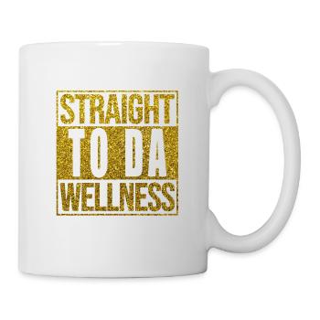 Wellness Urlaub Erholung Relaxen Fitness Geschenk - Tasse - Weiß - Rechts