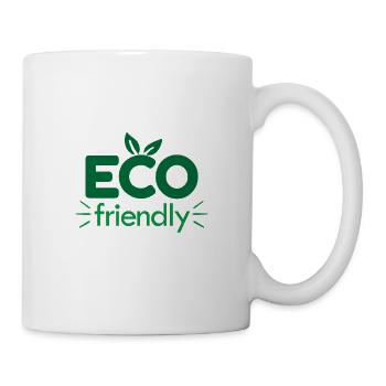Eco friendly Öko - Tasse - Weiß - Rechts