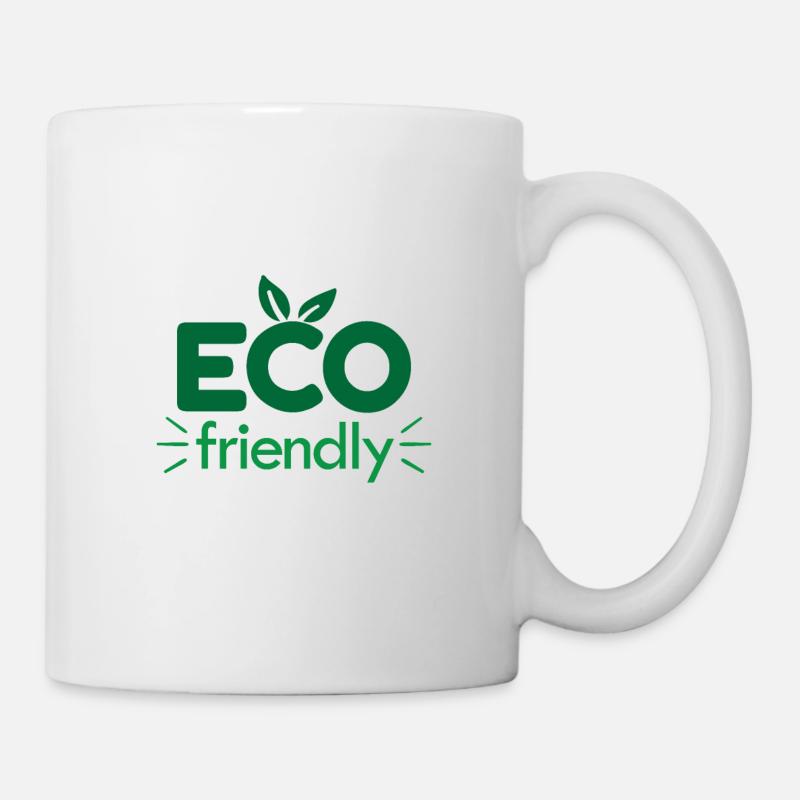 Eco friendly Öko - Tasse - Weiß