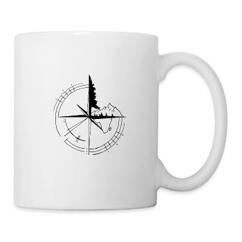 Compass - landscape, merchanice - Mug - white - Right