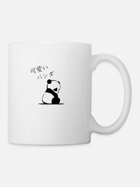 Panda Cute Kawaii Japanese Japan Manga Animal - Tasse - Weiß