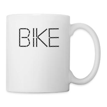 Liens de chaîne de vélo cadeau de vélo de chaîne de vélo - Mug blanc - blanc - Droite