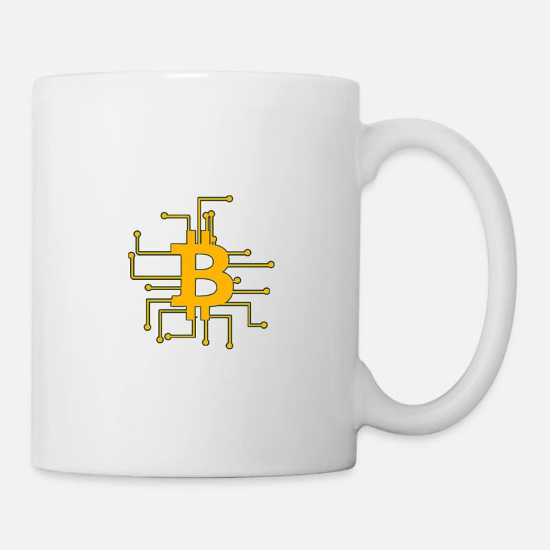 Bitcoin - Mug blanc - blanc