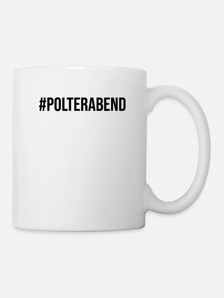 Polterabend Shirt Heirat Polterhochzeit Geschenk - Tasse - Weiß