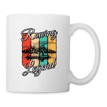 Vintage Roower Rowing Row Crew Gift Kayak Lover - Mug - white - Right