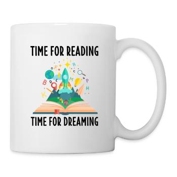 Livre de lecture livre éducation bookworm roman cadeau - Mug blanc - blanc - Droite