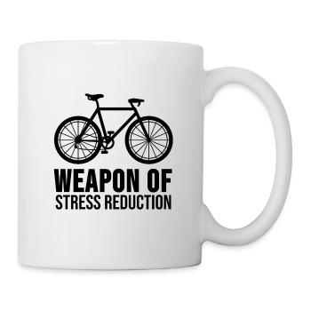 Fahrrad Shirt Rennrad Radfahren Radsport Geschenk - Tasse - Weiß - Rechts