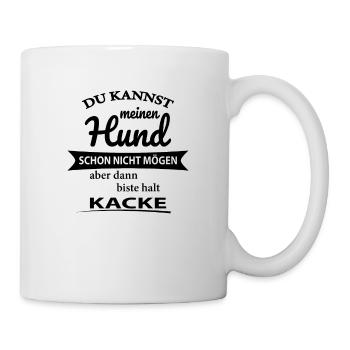 Mein Hund nicht mögen - Tasse - Weiß - Rechts