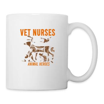 Veterinary rescue Veterinary surgery Month of Veterinarian - Mug - white - Right