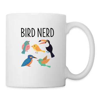 Nerd bec animal cadeau oiseau exotique - Mug blanc - blanc - Droite