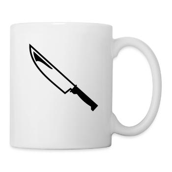 Messer - Tasse - Weiß - Rechts
