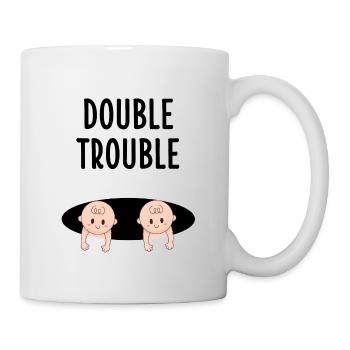 Jumeaux Grossesse maman bébé cadeau - Mug blanc - blanc - Droite