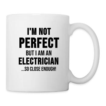 Electrician Electrical Engineering Electric Gift - Mug - white - Right
