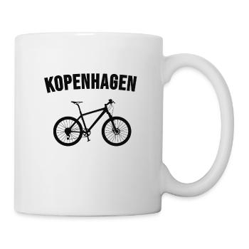 Kopenhagen Dänemark Urlaub Fahrrad Geschenk - Tasse - Weiß - Rechts