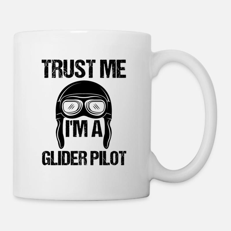 Segelflieger Segelflugzeug Gleiter Geschenk - Tasse - Weiß