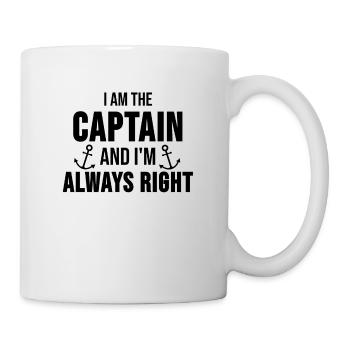 Cadeau bateau bateau voilier - Mug blanc - blanc - Droite