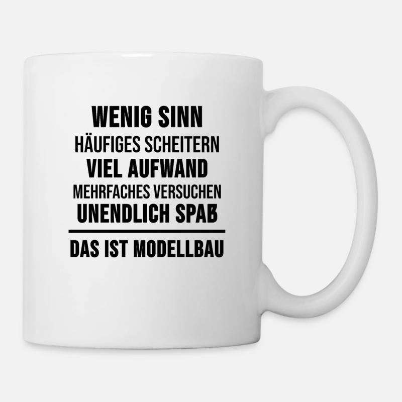 Modellbau Modellbauer Lustiges Geschenk - Tasse - Weiß