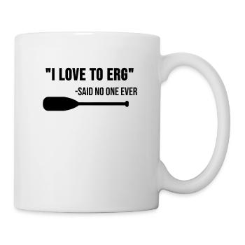 Ramer aviron aviron canoë bateau de rame cadeau - Mug blanc - blanc - Droite