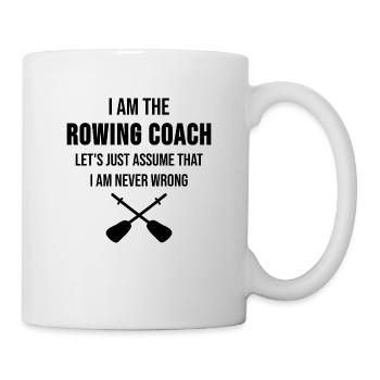Rudern Ruderer Rudersport Trainer Geschenk - Tasse - Weiß - Rechts