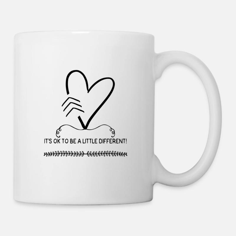 Trisomie 21 Down Syndrom Geschenk Geburt - Mug - white