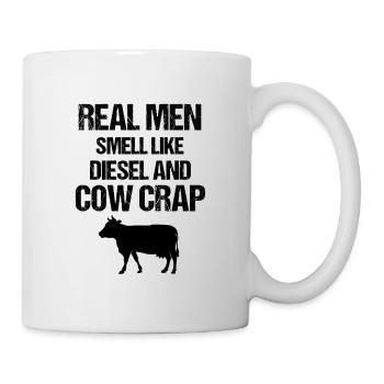 Bauer Bauernhof Landwirt Ernte Geschenk - Tasse - Weiß - Rechts
