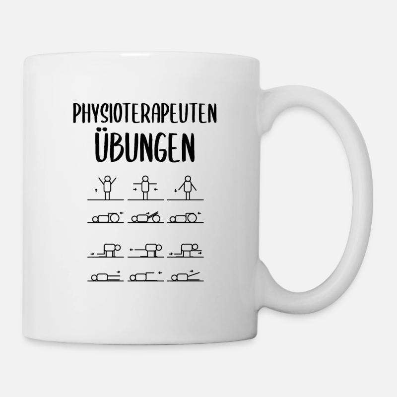 Physiotherapie Physiotherapeut Witziges Geschenk - Tasse - Weiß