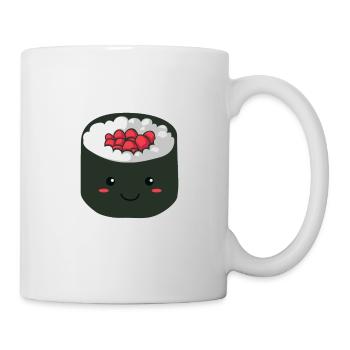 Kawaii sushi sushi roll graphic for Japan lovers - Mug - white - Right
