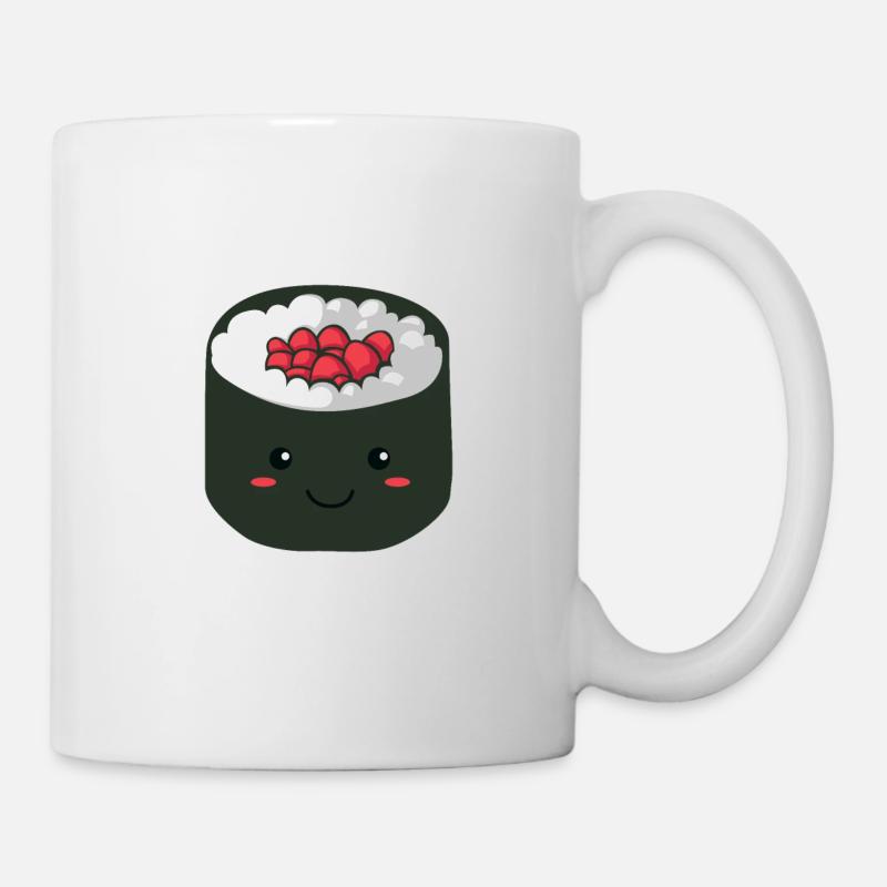 Kawaii sushi sushi roll graphic for Japan lovers - Mug - white