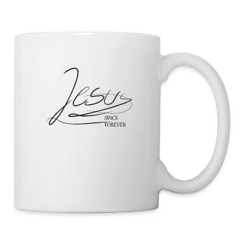 jesus since forever drawn by hand simple love - Tasse - Weiß - Rechts