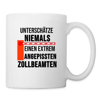 Douanier Douanes Profession travail travail cadeau - Mug blanc - blanc - Droite