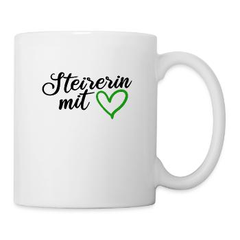 Steiermark Steirer Österreich Spruch Geschenk - Tasse - Weiß - Rechts
