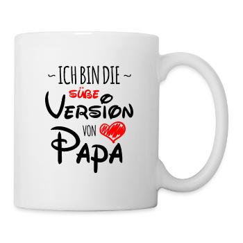 Vater, Papa süße version - Tasse - Weiß - Rechts
