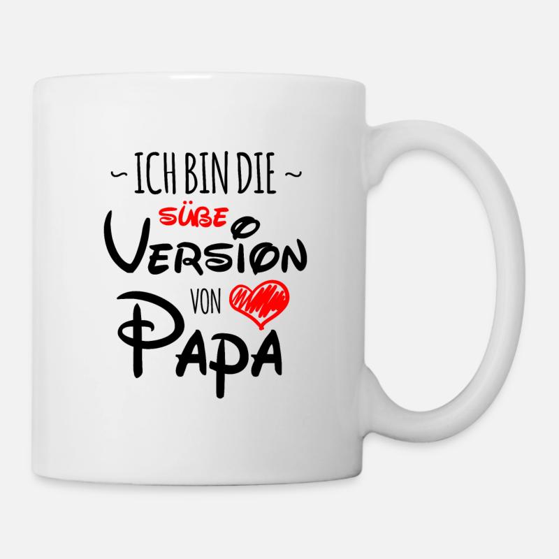 Vater, Papa süße version - Tasse - Weiß