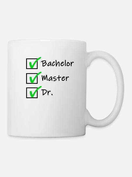PhD Doctorat Doctor Cool Gift - Mug blanc - blanc