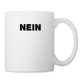 pas d'humour panier allemand - Mug blanc - blanc - Droite