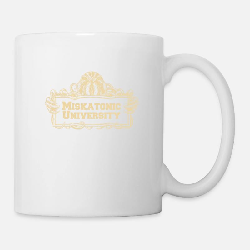 Miskatonic University Logo Tentakel - Tasse - Weiß