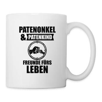 Patenkind Patentante Pate Geburt Cooles Geschenk - Tasse - Weiß - Rechts