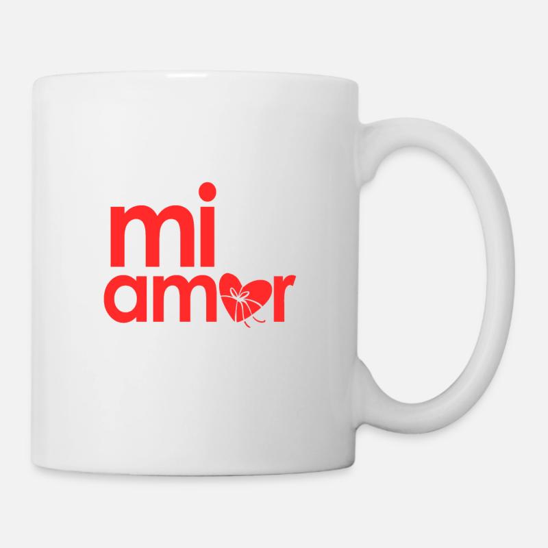 mi amor - Mug blanc - blanc