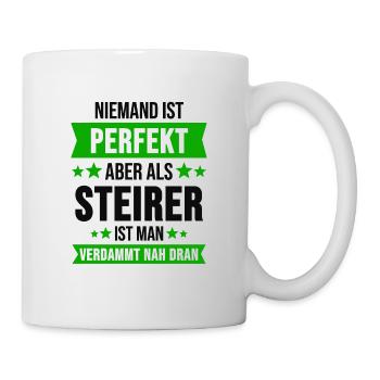 Steiermark Steirer Österreich Geschenk - Tasse - Weiß - Rechts