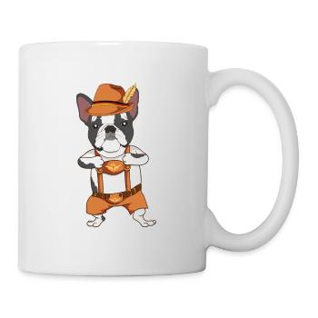 French Bulldog Costume Bavarian Gift - Mug - white - Right