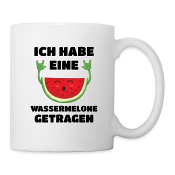 I have worn a watermelon mommy gift - Mug - white - Right