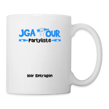 JGA Bachelor Party Guest List Gift - Mug - white - Right