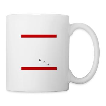 FCK AFD - Tasse - Weiß - Rechts