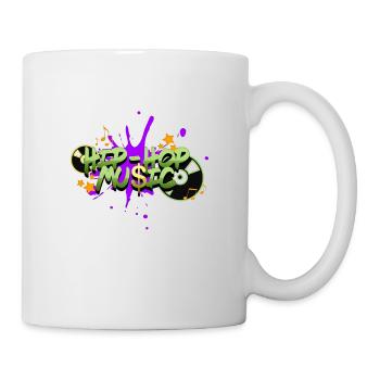Hip Hop old school, music, grafitti - Mug - white - Right