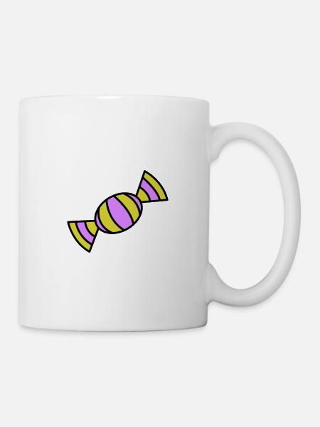 Bonbons bonbons Halloween - Mug blanc - blanc