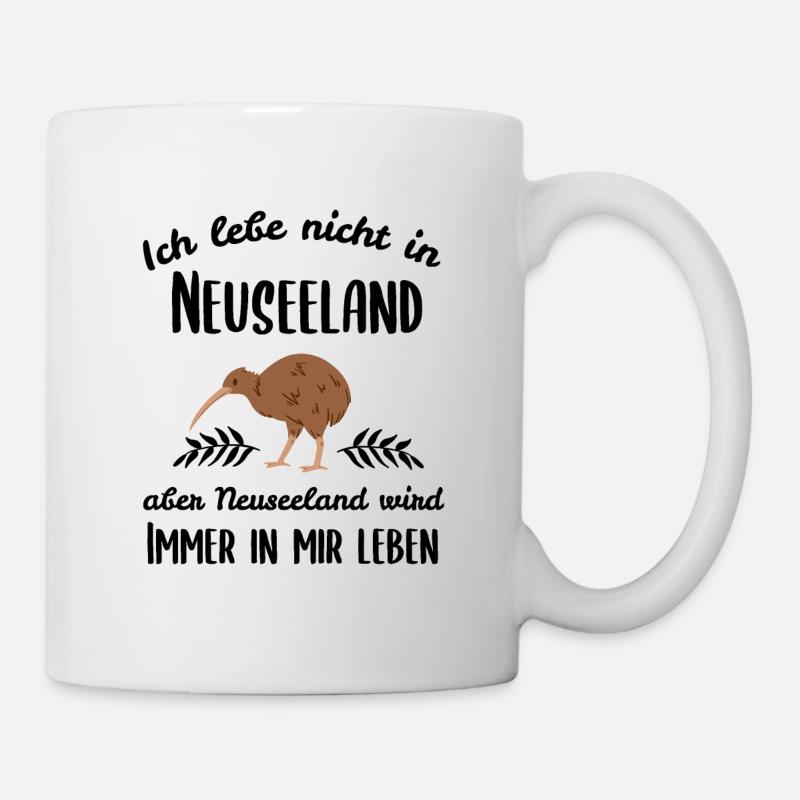 Neuseeland Ruft Und Ich Muss Gehen Kiwi Geschenk - Tasse - Weiß