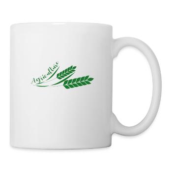 Agriculture with fern - Landwirtschaft mit Farn - Tasse - Weiß - Rechts