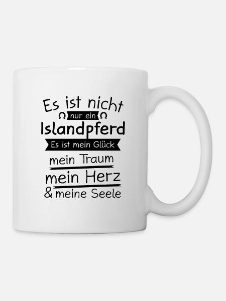 Islandpferde Islandpferd Isländer Island Geschenk - Tasse - Weiß